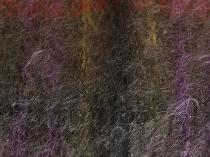 50's 60's スコットランド製 100% モヘア 大判 ストール メンズ レディース / ヴィンテージ チェック フリンジ付き 上質 防寒 大きいサイズ