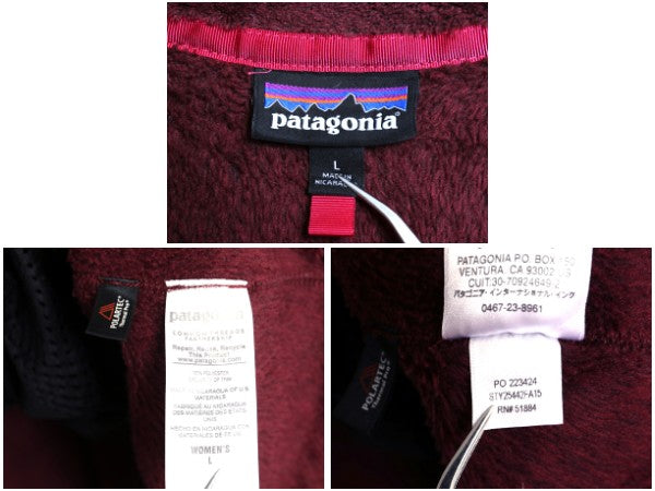 パタゴニア リツール スナップT プルオーバー ジャケット レディース L / 古着 15年製 フリース アウトドア ブルゾン ハイネック シンプル