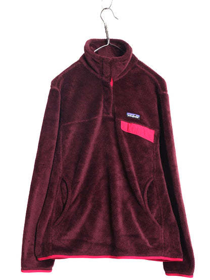 パタゴニア リツール スナップT プルオーバー ジャケット レディース L / 古着 15年製 フリース アウトドア ブルゾン ハイネック シンプル