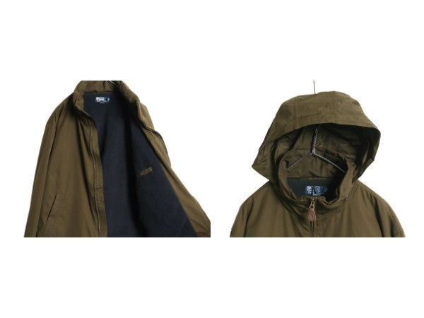 00s ポロ ラルフローレン 中綿 ナイロン ジャケット メンズ XXL / 古着 オールド フリース ライナー付き ブルゾン ジャンパー 大きいサイズ