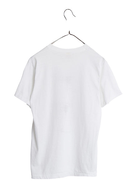 80s USA製 下ネタ ジョーク イラスト プリント Tシャツ メンズ M 小さめ S / ヴィンテージ キャラクター エロ メッセージ シングルステッチ