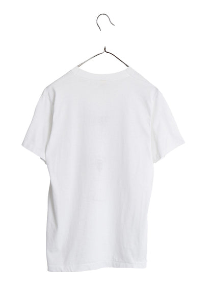 80s USA製 下ネタ ジョーク イラスト プリント Tシャツ メンズ M 小さめ S / ヴィンテージ キャラクター エロ メッセージ シングルステッチ