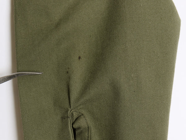 70s 米軍実物 US ARMY ユーティリティ シャツ S 程/ 78年製 ヴィンテージ ミリタリー 軍物 OG507 長袖シャツ ボックス ワッペン オリーブ
