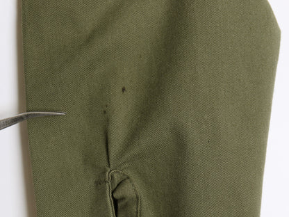 70s 米軍実物 US ARMY ユーティリティ シャツ S 程/ 78年製 ヴィンテージ ミリタリー 軍物 OG507 長袖シャツ ボックス ワッペン オリーブ