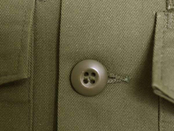 70s 米軍実物 US ARMY ユーティリティ シャツ S 程/ 78年製 ヴィンテージ ミリタリー 軍物 OG507 長袖シャツ ボックス ワッペン オリーブ