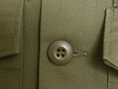 70s 米軍実物 US ARMY ユーティリティ シャツ S 程/ 78年製 ヴィンテージ ミリタリー 軍物 OG507 長袖シャツ ボックス ワッペン オリーブ