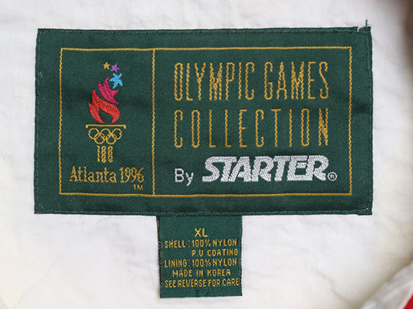 90s アトランタ オリンピック アメリカ 代表 ナイロン ジャケット メンズ XL / オールド オフィシャル スターター スタジャン 大きいサイズ