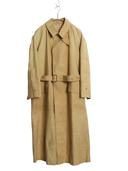 80s スコットランド製 ★ ラルフローレン マッキントッシュ 別注 レイン コート メンズ L ヴィンテージ ステンカラー ベルト付き コットン