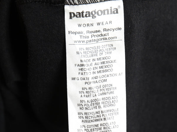 パタゴニア 両面 プリント 長袖 Tシャツ メンズ XL / 19年製 ロンT ロングスリーブ P6 バックプリント ボックスロゴ カットソー ブラック