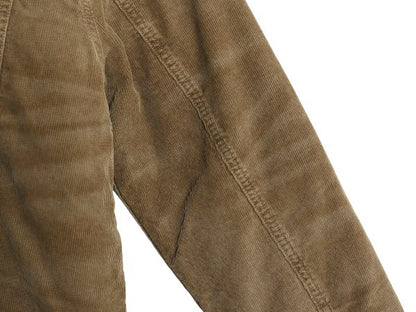 デニム&サプライ ラルフローレン 裏 ボア コーデュロイ ジャケット メンズ L ポロ ヴィンテージ 加工 パイル フリース トラッカー ブルゾン