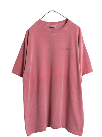 00s エルエルビーン シカ イラスト プリント Tシャツ メンズ XL 程 / オールド アウトドア ハンティング アニマル カットソー 大きいサイズ