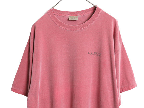 00s エルエルビーン シカ イラスト プリント Tシャツ メンズ XL 程 / オールド アウトドア ハンティング アニマル カットソー 大きいサイズ