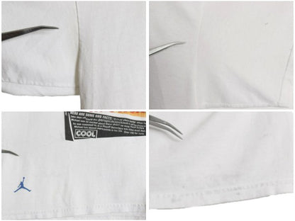 90s ★ ナイキ AIR JORDAN 11 EI マイケル ジョーダン プリント Tシャツ メンズ XL 古着 オールド 当時物 オフィシャル NBA バスケ 前V 白