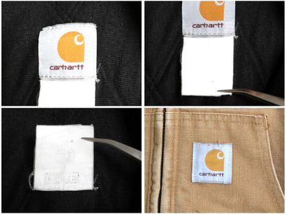 雰囲気系 USA製 カーハート アクティブ ジャケット メンズ L 程/ ワーク ダック パーカー 中綿 キルティング ライナー ブルゾン フルジップ