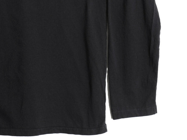 ポロ ラルフローレン フード付き プリント 長袖 Tシャツ メンズ XL ロンT フード パーカー プルオーバー カットソー 大きいサイズ ブラック