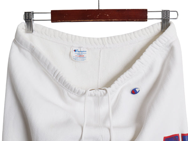 80s USA製 チャンピオン USMMA リバースウィーブ スウェット パンツ メンズ XL ヴィンテージ 目付き ミリタリー プリント 大きいサイズ 白