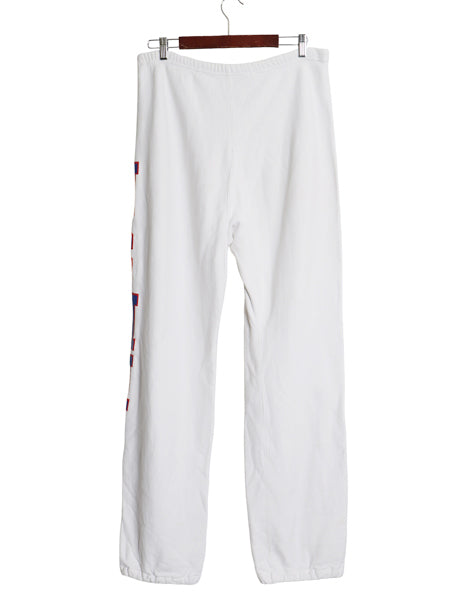 80s USA製 チャンピオン USMMA リバースウィーブ スウェット パンツ メンズ XL ヴィンテージ 目付き ミリタリー プリント 大きいサイズ 白
