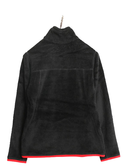 パタゴニア リツール スナップT プルオーバー ジャケット レディース XS / 古着 16年製 フリース アウトドア ブルゾン ハイネック ブラック