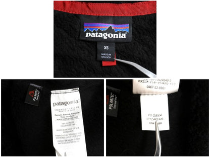 パタゴニア リツール スナップT プルオーバー ジャケット レディース XS / 古着 16年製 フリース アウトドア ブルゾン ハイネック ブラック