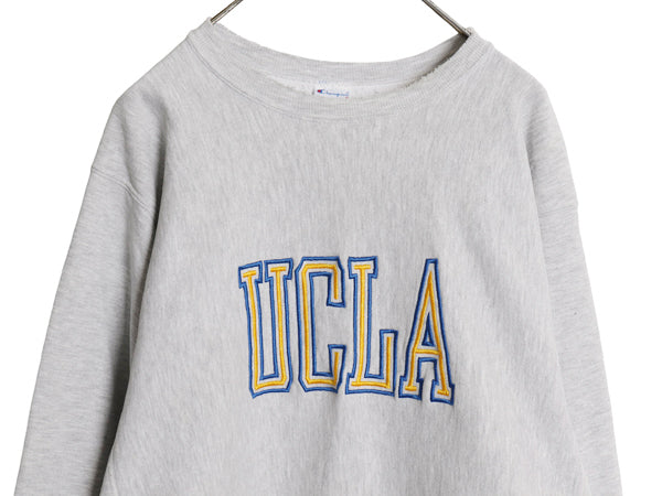 90s USA製 チャンピオン リバースウィーブ UCLA カレッジ 刺繍 スウェット メンズ XXL / オールド トレーナー 裏起毛 グレー 大きいサイズ
