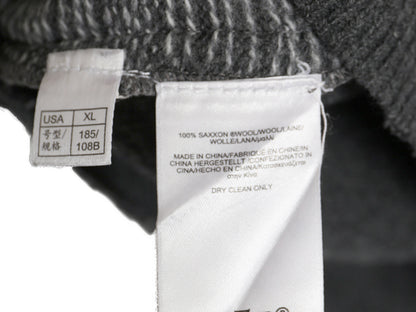 ブルックスブラザーズ サクソン ウール ショールカラー ニット セーター メンズ XL / 古着 チェック プルオーバー モノトーン 大きいサイズ