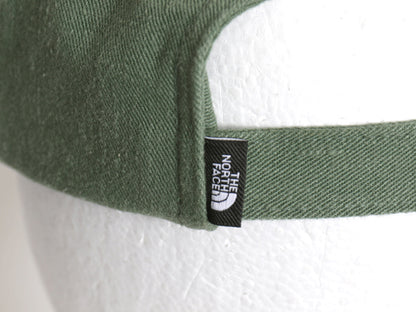 デッドストック ノースフェイス ベースボール キャップ フリーサイズ 新品 帽子 チノ ロゴ刺繍 ワンポイント トラッカー ハット アウトドア