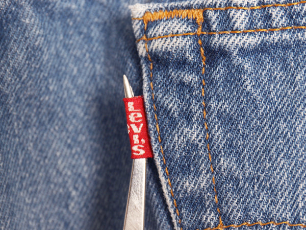90s USA製 リーバイス 501 デニム パンツ メンズ 35 34 オールド ジーンズ ジーパン ストレート ボタンフライ アタリ ヒゲ 赤タブ ボトムス