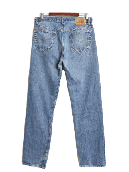90s USA製 リーバイス 501 デニム パンツ メンズ 35 34 オールド ジーンズ ジーパン ストレート ボタンフライ アタリ ヒゲ 赤タブ ボトムス