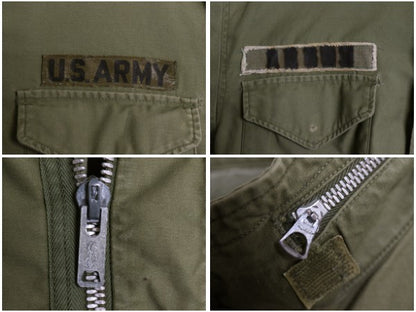60s 1st モデル 米軍実物 US ARMY M-65 フィールド ジャケット MEDIUM 程 60年代 ヴィンテージ ミリタリー アーミー エポレット無し カーキ