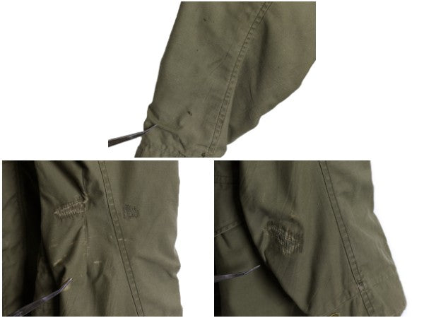 60s 1st モデル 米軍実物 US ARMY M-65 フィールド ジャケット MEDIUM 程 60年代 ヴィンテージ ミリタリー アーミー エポレット無し カーキ