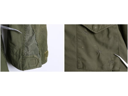 60s 1st モデル 米軍実物 US ARMY M-65 フィールド ジャケット MEDIUM 程 60年代 ヴィンテージ ミリタリー アーミー エポレット無し カーキ