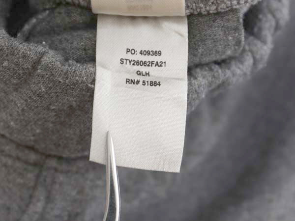 パタゴニア リッジライズ ストライプ アップライザル スウェット パンツ メンズ レディース S 21年製 アウトドア トレーナー 裏起毛 グレー