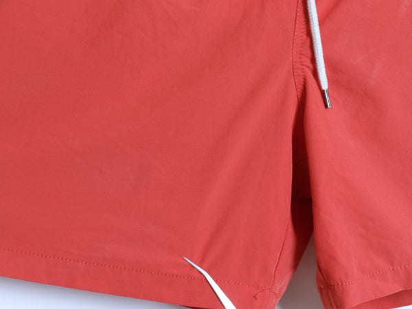 ポロ ラルフローレン ナイロン ショートパンツ メンズ XL / サーフ スイム ショーツ 短パン 海パン 水陸両用 インナー付き 大きいサイズ 赤