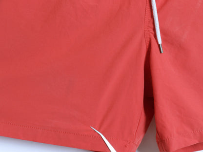 ポロ ラルフローレン ナイロン ショートパンツ メンズ XL / サーフ スイム ショーツ 短パン 海パン 水陸両用 インナー付き 大きいサイズ 赤