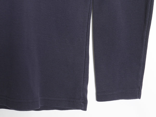 90s ジェイクルー ハイネック 無地 長袖 Tシャツ メンズ М / 古着 旧タグ ロンT リブ編み コットン ヘビーウェイト ストレッチ カットソー