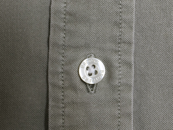 ブルックスブラザーズ 長袖 ボタンダウン シャツ メンズ L 長袖シャツ スーピマ コットン オックスフォード シンプル ワンポイント スリム