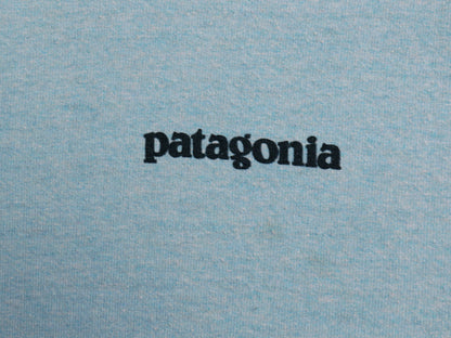 パタゴニア 両面 プリント 半袖 Tシャツ メンズ L / 19年製 アウトドア P6 ボックスロゴ バックプリント クルーネック カットソー シンプル