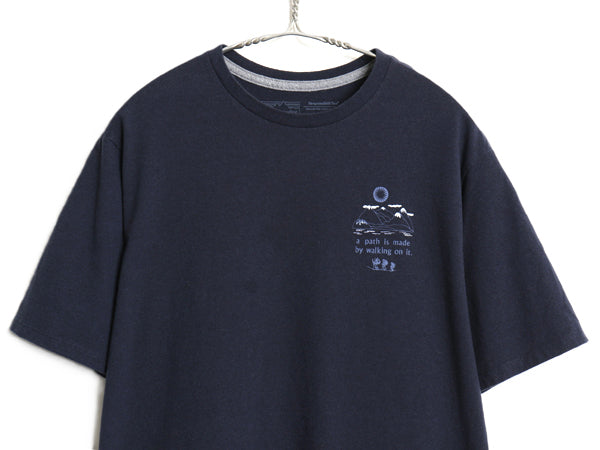 パタゴニア 両面 プリント 半袖 Tシャツ メンズ S 23年製 アウトドア グラフィック アート イラスト バックプリント カットソー 50周年記念