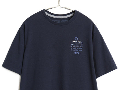 パタゴニア 両面 プリント 半袖 Tシャツ メンズ S 23年製 アウトドア グラフィック アート イラスト バックプリント カットソー 50周年記念