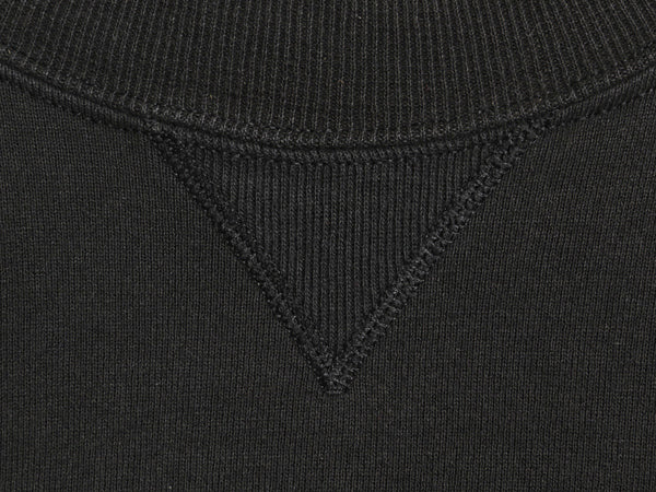 90s USA製 ラッセル 無地 スウェット メンズ レディース XL オールド トレーナー 前V 裏起毛 ワンポイント ブランク 大きいサイズ ブラック