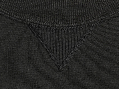 90s USA製 ラッセル 無地 スウェット メンズ レディース XL オールド トレーナー 前V 裏起毛 ワンポイント ブランク 大きいサイズ ブラック