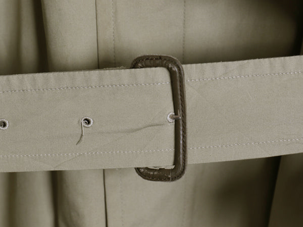 90s ★ バーバリー プローサム バルマカーン コート 38 メンズ M 程 ステンカラー スプリング コットン ポプリン 薄手 ベルト付き ベージュ