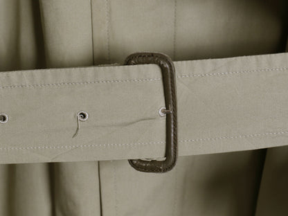 90s ★ バーバリー プローサム バルマカーン コート 38 メンズ M 程 ステンカラー スプリング コットン ポプリン 薄手 ベルト付き ベージュ