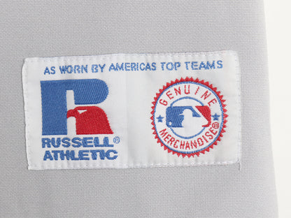 90s ヤンキース ベースボール シャツ メンズ XL / オールド MLB オフィシャル ラッセル 大リーグ ユニフォーム ゲームシャツ 大きいサイズ