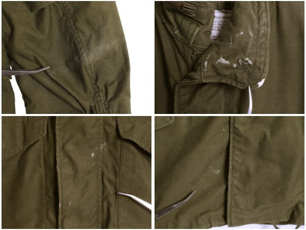 70s  ALPHA 社製 米軍実物 US ARMY M-65 フィールド ジャケット SMALL REGULAR 74年製 ヴィンテージ ミリタリー 3rd ブラス 軍物 ブルゾン