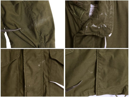 70s  ALPHA 社製 米軍実物 US ARMY M-65 フィールド ジャケット SMALL REGULAR 74年製 ヴィンテージ ミリタリー 3rd ブラス 軍物 ブルゾン