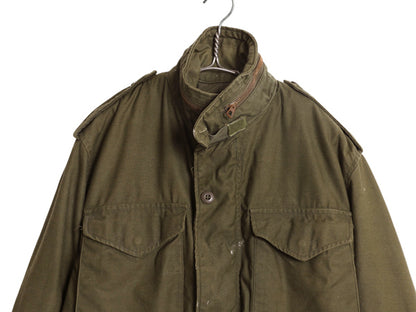 70s  ALPHA 社製 米軍実物 US ARMY M-65 フィールド ジャケット SMALL REGULAR 74年製 ヴィンテージ ミリタリー 3rd ブラス 軍物 ブルゾン