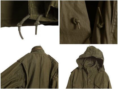 70s  ALPHA 社製 米軍実物 US ARMY M-65 フィールド ジャケット SMALL REGULAR 74年製 ヴィンテージ ミリタリー 3rd ブラス 軍物 ブルゾン