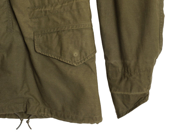 70s  ALPHA 社製 米軍実物 US ARMY M-65 フィールド ジャケット SMALL REGULAR 74年製 ヴィンテージ ミリタリー 3rd ブラス 軍物 ブルゾン