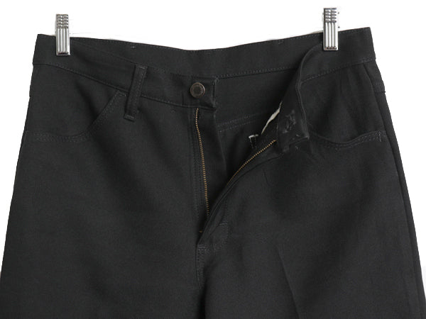 ラングラー ランチャー パンツ メンズ 32 30 / スラックス ブーツカット フレア ドレス ジーンズ ノータック ボトムス シワになりにくい 黒